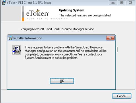 smart card resource manager install